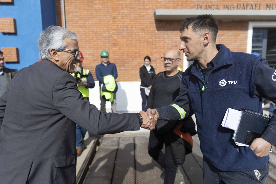 Juan Castillo visitó planta industrial junto al Presidente Orsi