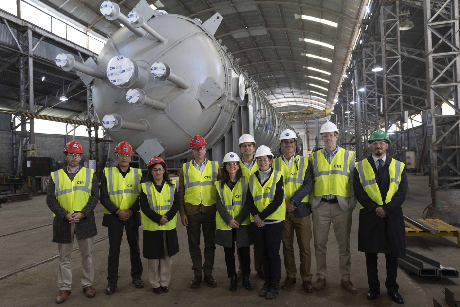 Juan Castillo visitó planta industrial junto al Presidente Orsi