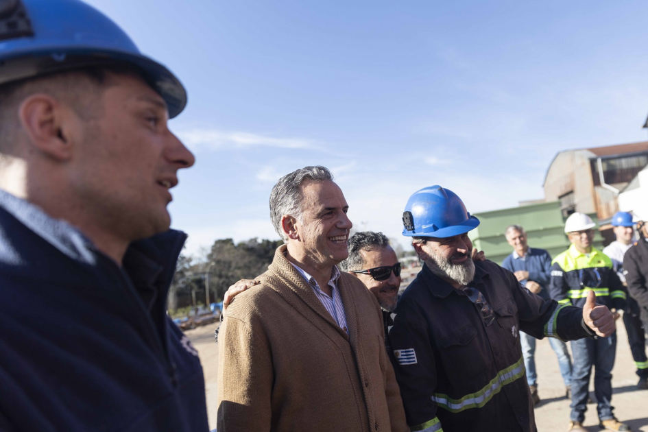 Juan Castillo visitó planta industrial junto al Presidente Orsi
