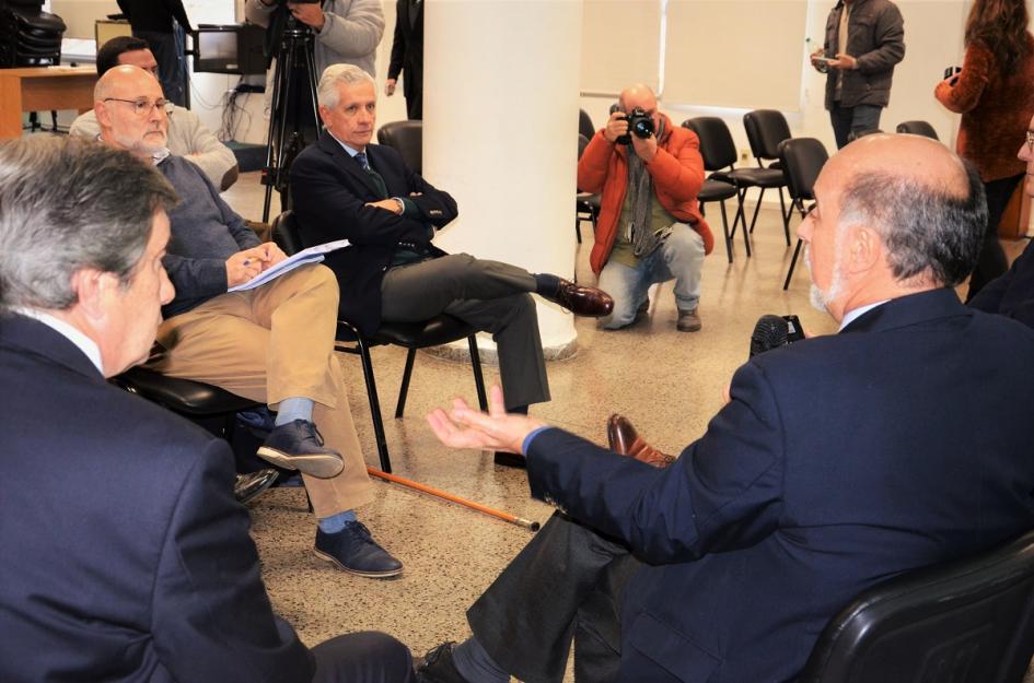 Autoridades con Cámaras Empresariales en MTSS Presentación Anteproyecto de Ley de Reforma de la Seguridad Social