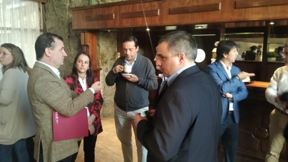 Teijeiro en evento en la CIU Teijeiro en evento en la CIU