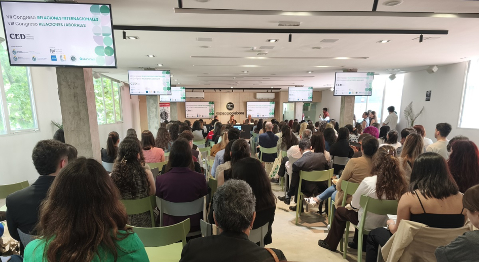 Castillo: “No hay ámbito más justo para redistribuir la riqueza que las relaciones laborales” Congreso de Relaciones Laborales y Relaciones Internacionales