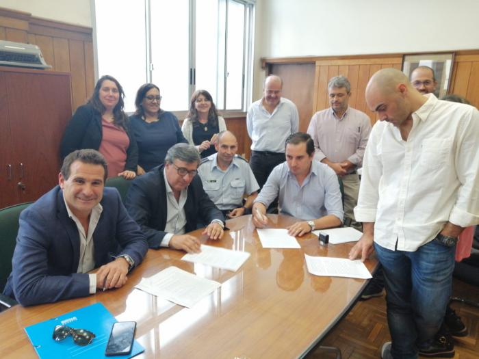 Firma de creación de ámbito bipartito control de tránsito aéreo Firma de creación de ámbito bipartito control de tránsito aéreo