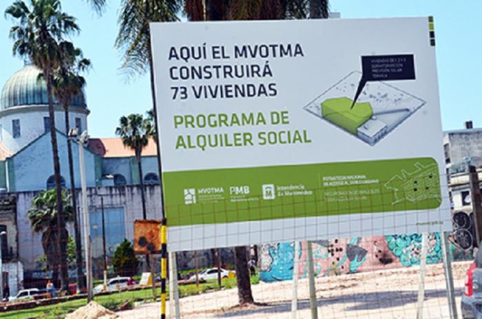 Imagen del predio frente al Mtss