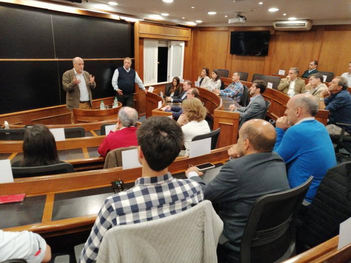 Mieres expuso en ciclo sobre reforma de seguridad social Mieres durante exposición