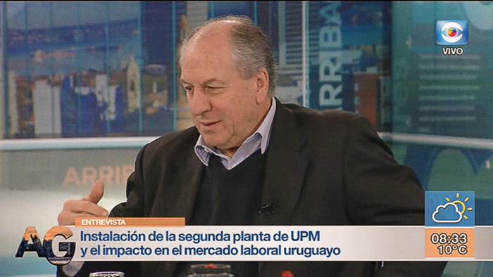 Ministro de Trabajo, Ernesto Murro, en entrevista de Arriba Gente de Canal 10