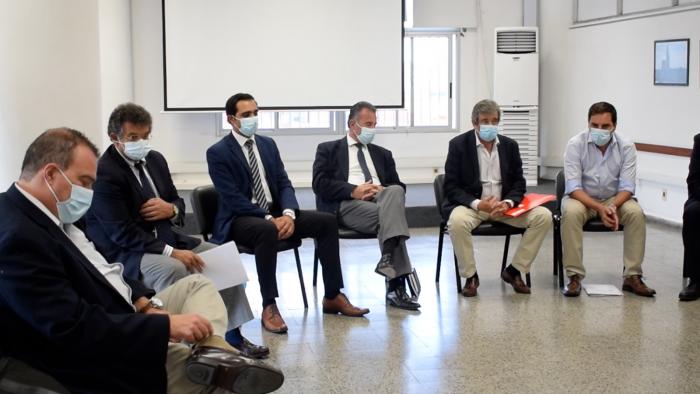 Autoridades reunidas por proyecto Casa de Galicia