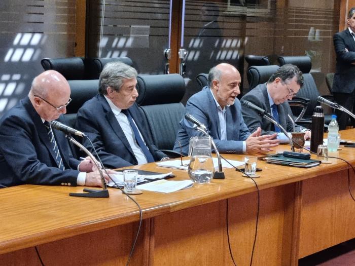Autoridades del MTSS en Comisión de Legislación del Trabajo Mieres, Arizti, Teijeiro