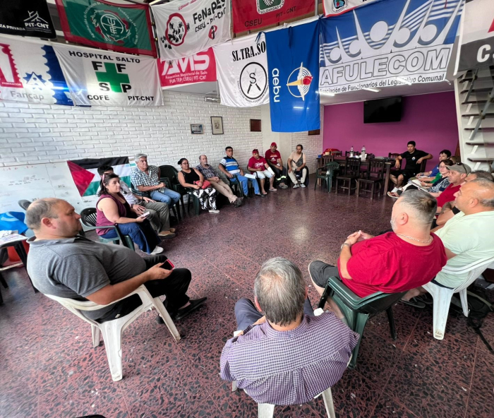 fotos de los participantes de la reunión