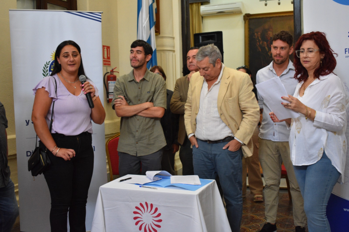 Araya, intendente y demás asistentes