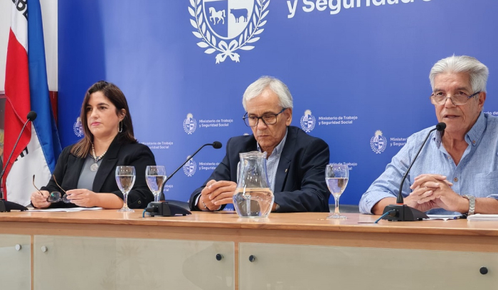 MTSS presentó balance del primer año del Compromiso por la Vida con descenso en accidentes mortales Bouret, Castillo y Puig en balance del primer año del Compromiso por la Vida