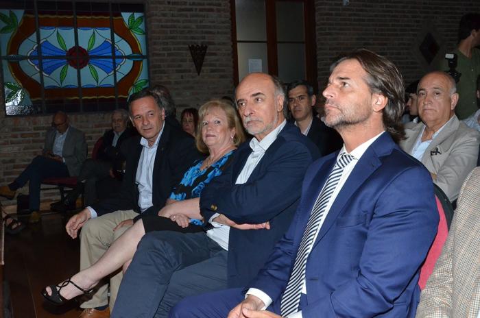 Mieres y Presidente Lacalle Pou en aniversario de Americando