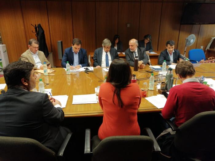Autoridades en Comisión de Legislación del Trabajo y Seguridad Social 