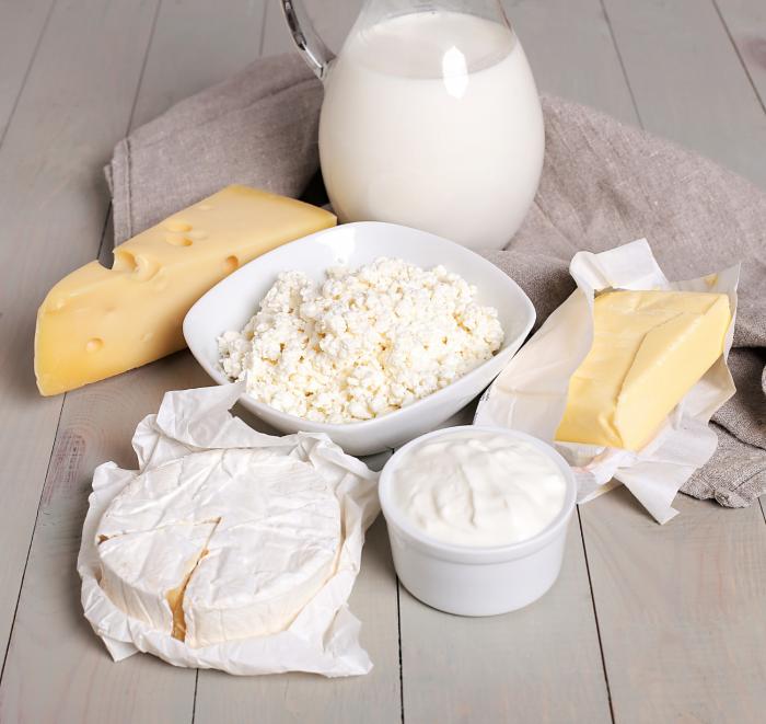 leche, queso, manteca leche, queso, manteca