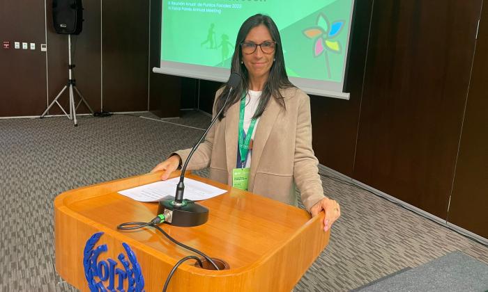 Silvana Bitencourt en reunión internacional sobre Trabajo Infantil