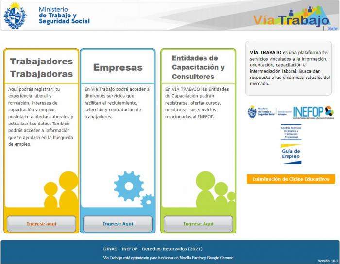 via trabajo