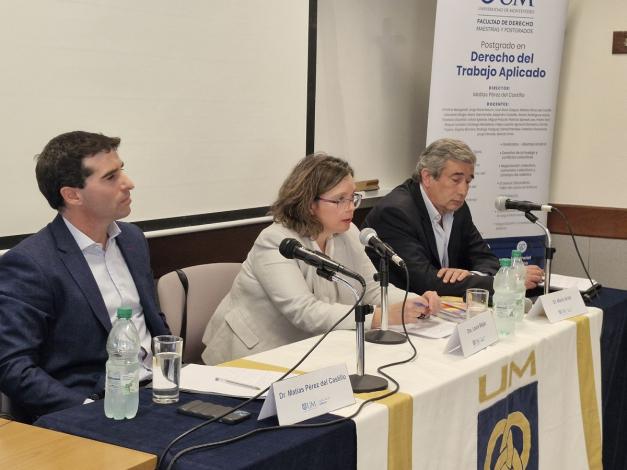 Directora del MTSS en jornadas de Derecho Laboral de UM