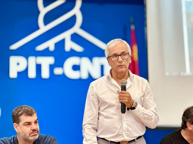 Castillo durante su exposición