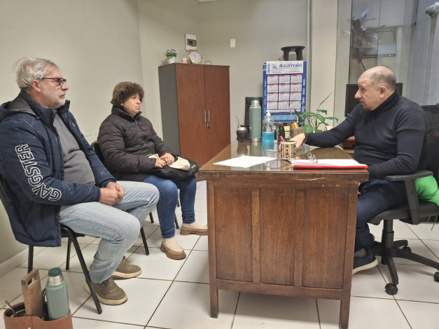 Mendiondo reunido con actores sociales