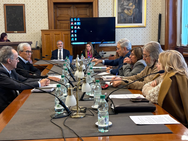 Castillo y Barretto en Comisión de Asuntos Laborales del Senado