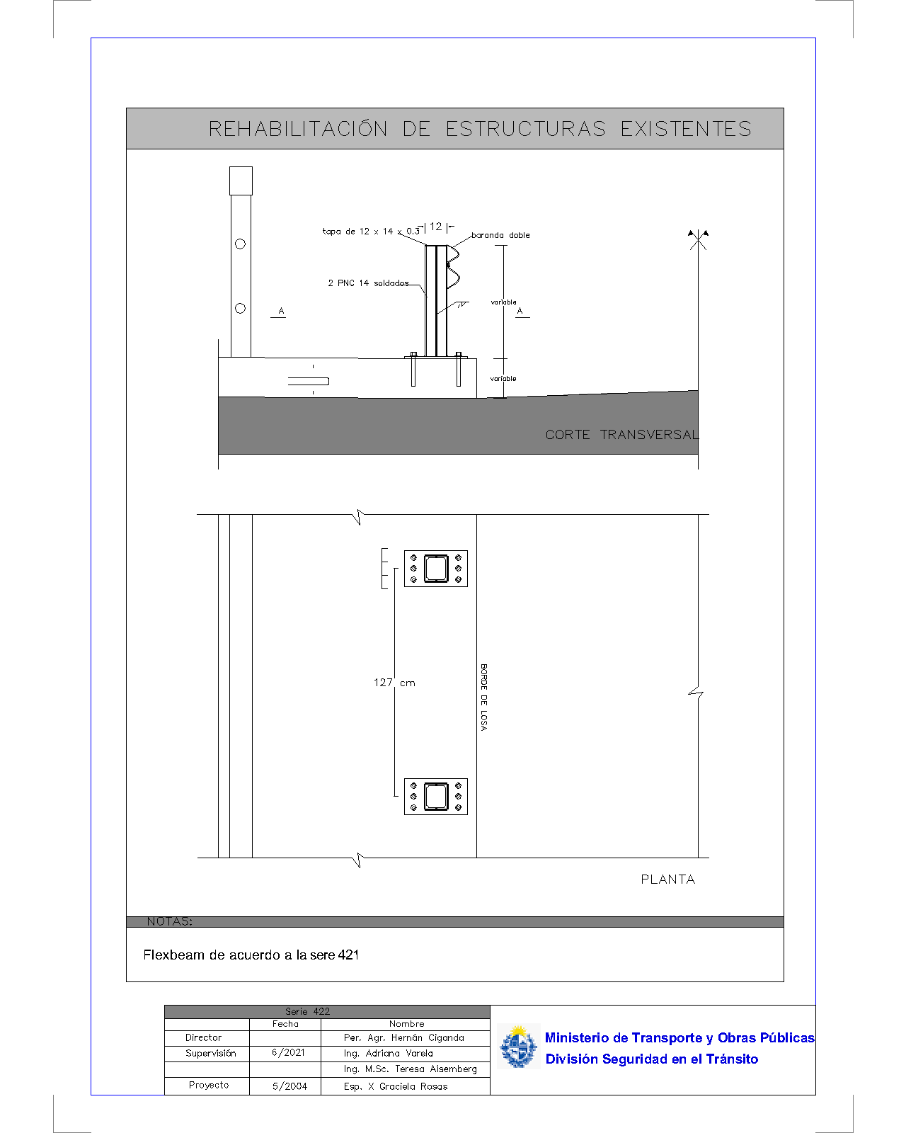 422 - reacondicionamiento de estructuras existentes
