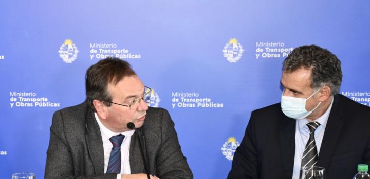 Ministro Falero dialoga con intendente Orsi