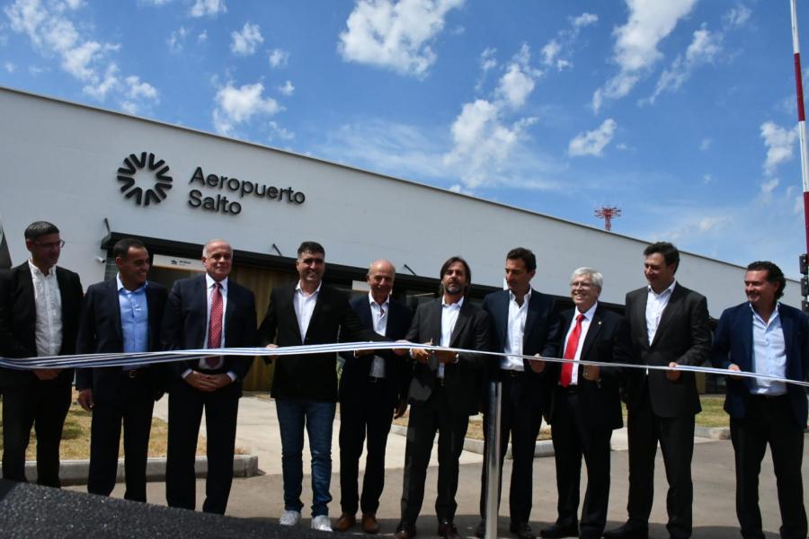 inauguración del Aeropuerto Internacional de Salto “Nueva Hespérides”