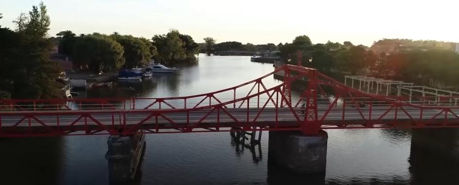 Puente entre Carmelo y Delta del Tigre