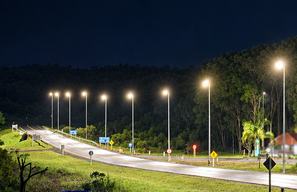 Se instalaron 58 luminarias LED en distintos tramos de la Ruta 26 Se instalaron 58 luminarias LED en distintos tramos de la Ruta 26