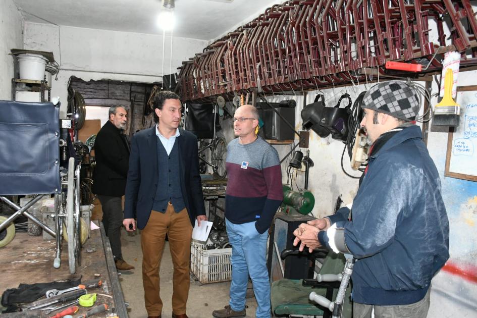 Director de Arquitectura, Santiago Borsari, recorre instalaciones de Onpli