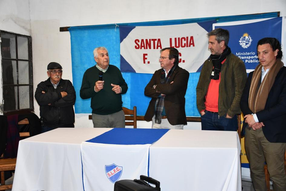 Firma de Convenio en Santa Lucía F.C.