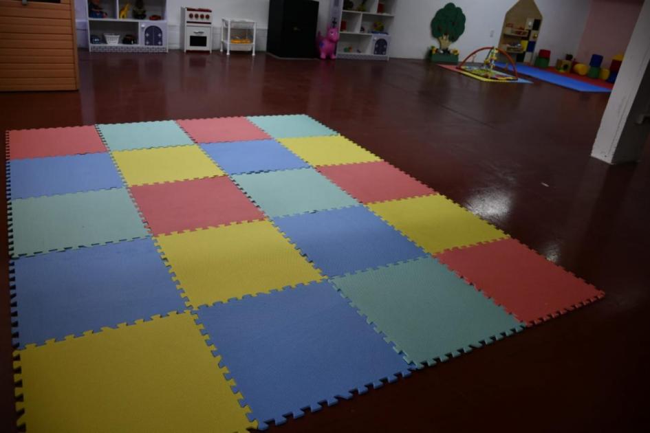 Se inauguraron obras en centro de atención a mujeres en situación de calle Salón de juegos de Centro El Hornero