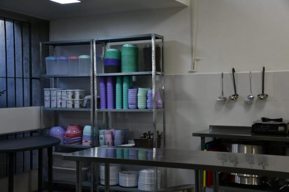 Se inauguraron obras en centro de atención a mujeres en situación de calle Cocina del centro El Hornero