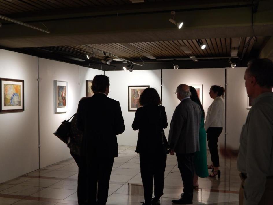 Muestra Pepe Montes “En la cotidianidad del oficio” en la Sala Carlos F. Sáez del MTOP Autoridades visitan la inauguración de la colección de Pepe Montes en MTOP