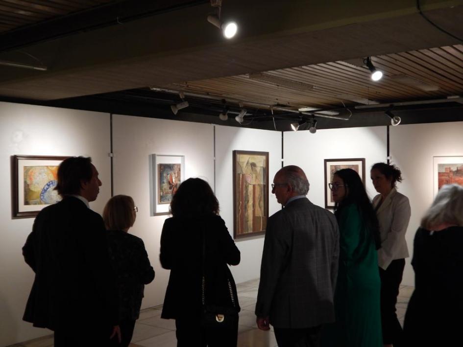 Muestra Pepe Montes “En la cotidianidad del oficio” en la Sala Carlos F. Sáez del MTOP Autoridades visitan la inauguración de la colección de Pepe Montes en MTOP
