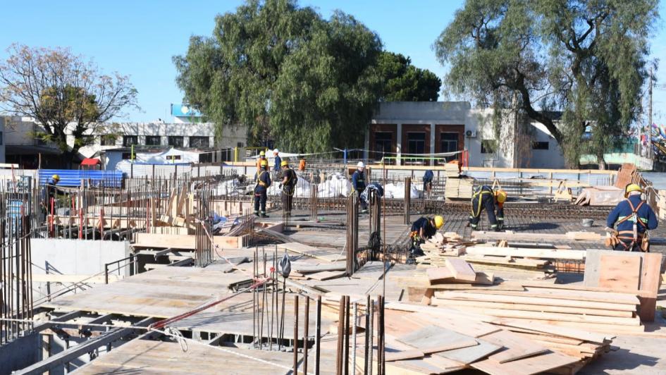 Avanza la construcción del futuro hospital del Cerro Vista general de la obra