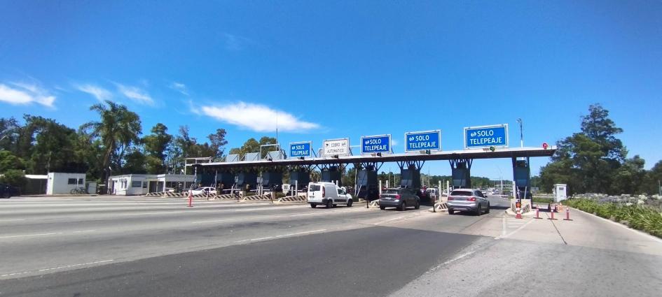 obras de modernización en Peaje Pando obras de modernización en Peaje Pando