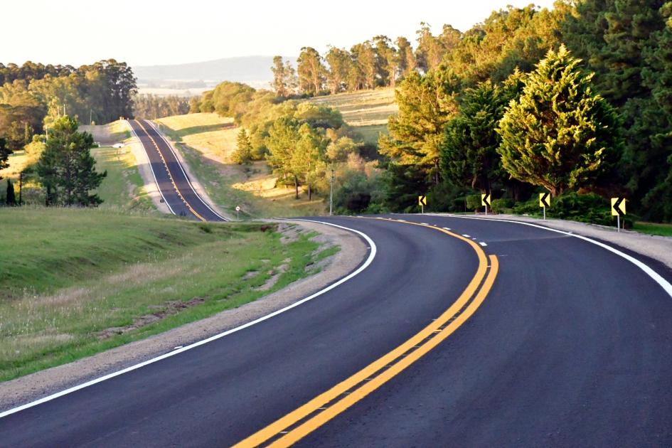 Rutas del este presentan mejores condiciones de seguridad Vista panorámica de ruta 12