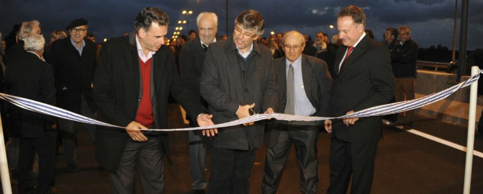 Inauguración del intercambiador de tránsito ubicado en la intersección de las rutas 5 y 48 Inauguración del intercambiador de tránsito ubicado en la intersección de las rutas 5 y 48
