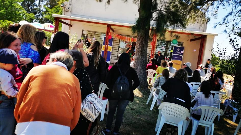 “Queremos que se vea la parte humana del Ministerio” Inauguración de obras en Caif Los Periquitos
