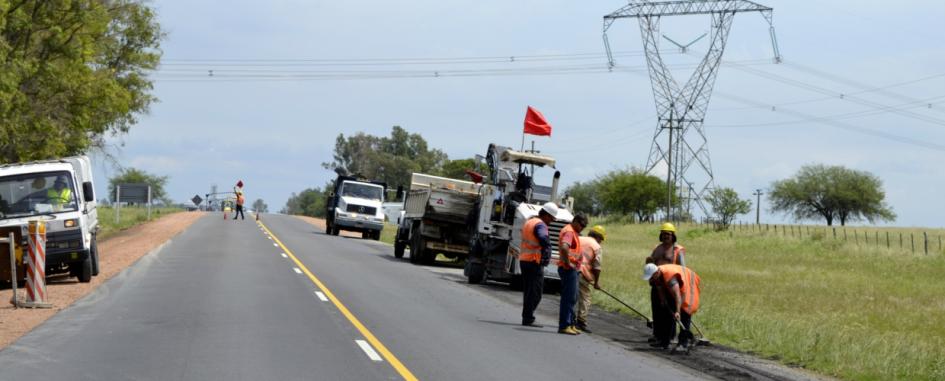 Ruta Nacional Obreros en ruta nacional