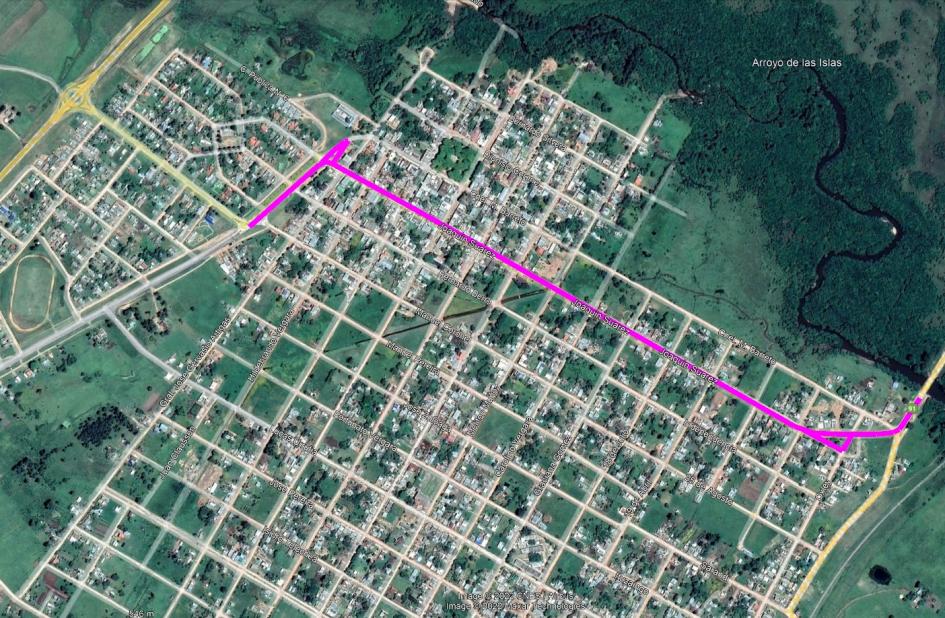 Ubicación de las obras Ubicación de las obras