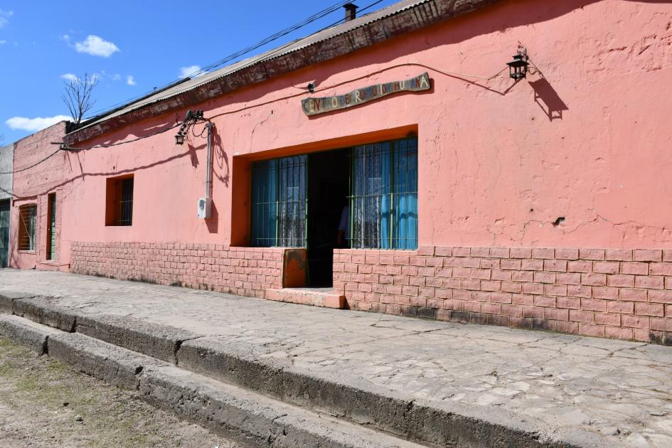 Firma de Convenio Social en Fortaleza, Quebracho Fachada del centro Fortaleza, Quebracho