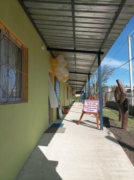 Inauguración de obras en Caif Capalgui de Guichón Entrada del Caif Capalgui de Guichón