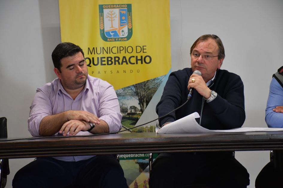 Discurso del Ministro en Quebracho