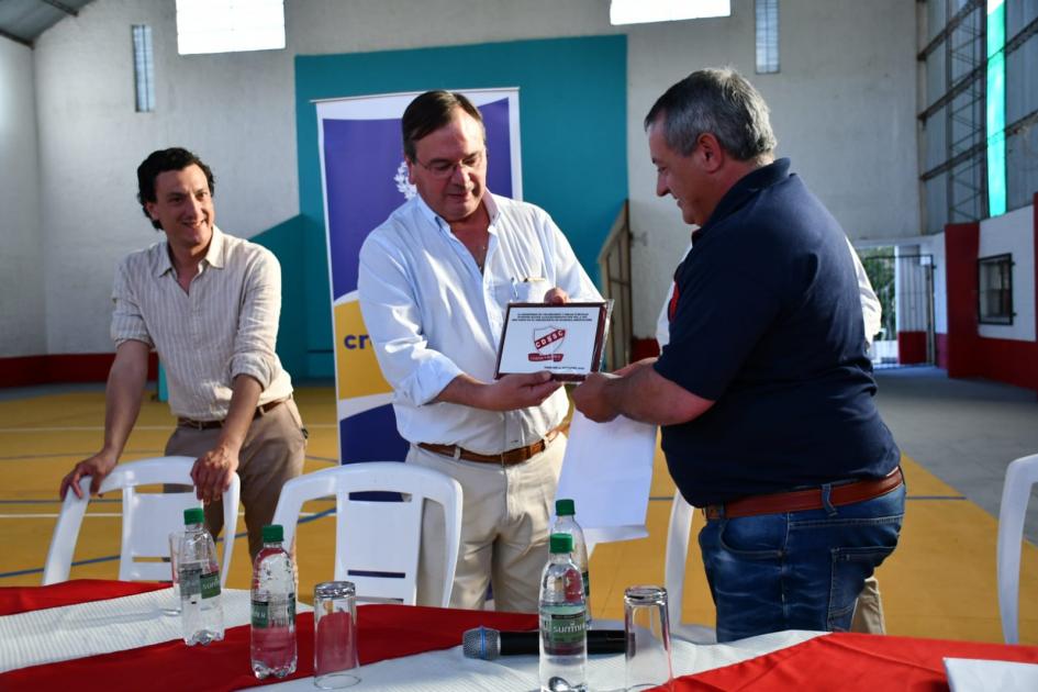 Inauguración obras en Club Santa Catalina