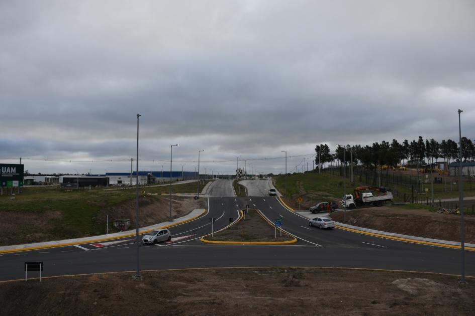 Vista de la rotonda de Eduardo Pérez desde ruta 5