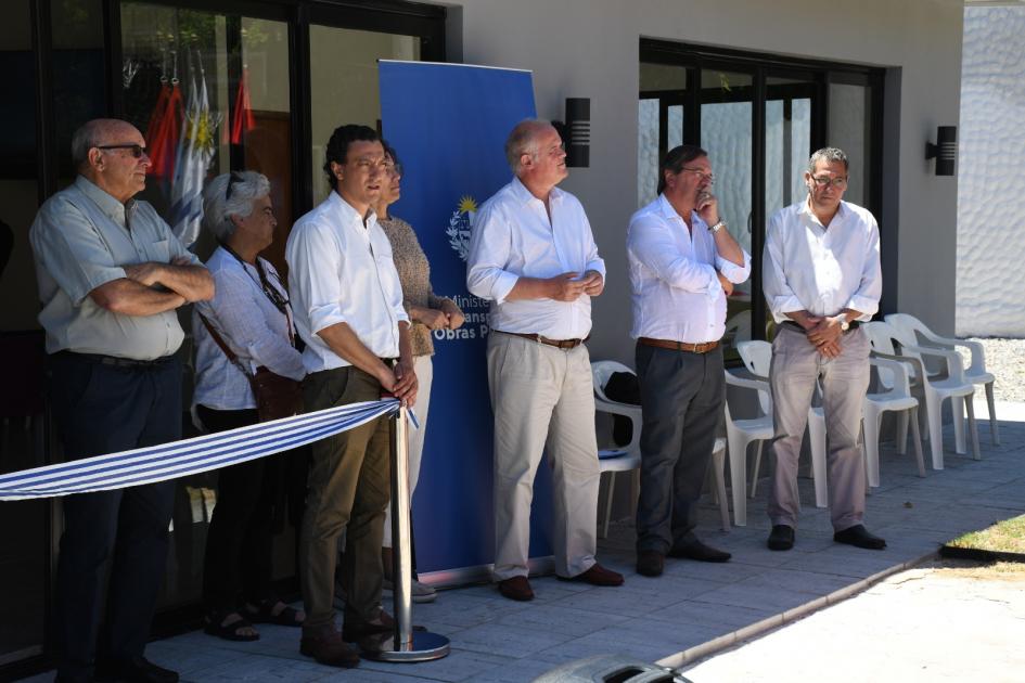 Inauguración de obras en Casa Armenia Hnchakian Autoridades en el acto de inauguración