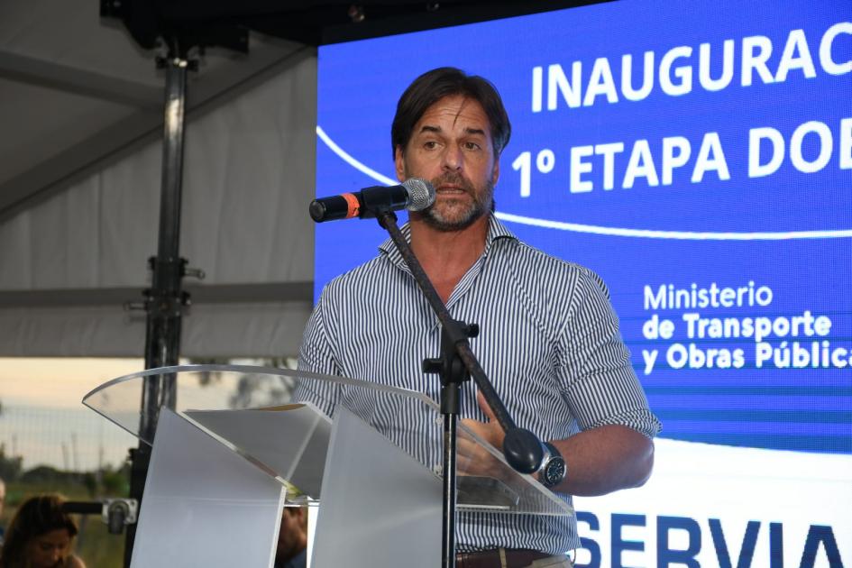 Inauguración primera etapa doble vía ruta 3 Inauguración primera etapa doble vía ruta 3