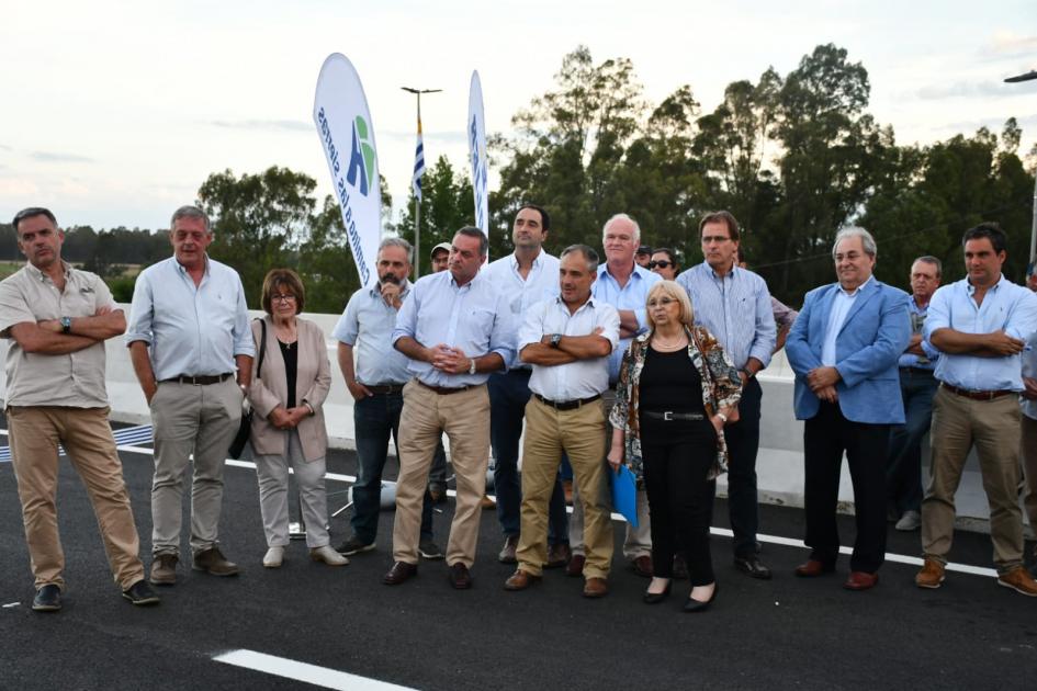 Inauguración nuevo intercambiador en ruta 8 y 11